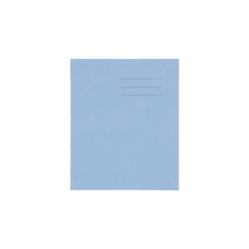 Classmates 8x6.5" Exercise Book 48 Page, Plain, Light Blue - Pack of 100